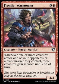 Frontier Warmonger - Commander Masters (Uncommon) [CMM-224]