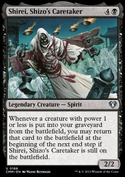 Shirei, Shizo's Caretaker - Commander Masters (Uncommon) [CMM-186]
