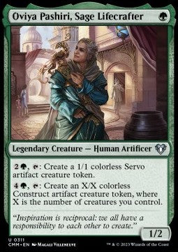 Oviya Pashiri, Sage Lifecrafter - Commander Masters (Uncommon) [CMM-311]