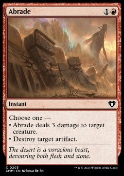 Abrade - Commander Masters (Common) [CMM-203]