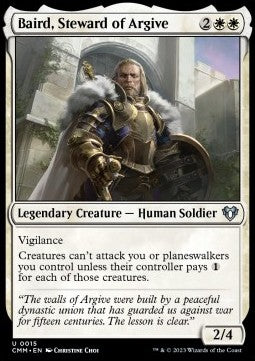 Baird, Steward of Argive - Commander Masters (Uncommon) [CMM-15]