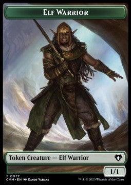 Elf Warrior Token (G 1/1) // Cleric Token (W 2/1) - Commander Masters: Extras (Token) [XCMM-T 72/62]