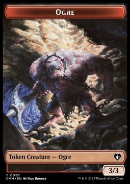 Ogre Token (R 3/3) // Soldier Token (W 1/1) - Commander Masters: Extras (Token) [XCMM-T 28/9]