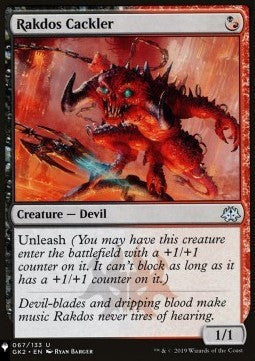 Rakdos Cackler - The List (Uncommon) [ZNL-67]