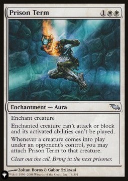 Prison Term - The List (Uncommon) [ZNL-18]