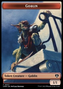 Goblin Token (R 1/1) // Eldrazi Spawn Token (C 0/1) - Commander Masters: Extras (Token) [XCMM-T 27/3]
