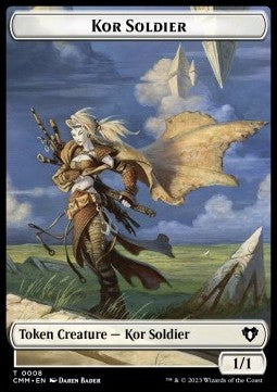 Kor Soldier Token (W 1/1) // Servo Token (A 1/1) - Commander Masters: Extras (Token) [XCMM-T 8/45]