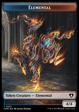 Elemental Token (UR 4/4) // Eldrazi Token (C 10/10) - Commander Masters: Extras (Token) [XCMM-T 37/1]