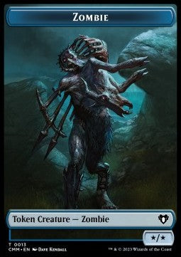 Zombie Token (U */*) // Soldier Token (W 1/1) - Commander Masters: Extras (Token) [XCMM-T 13/9]