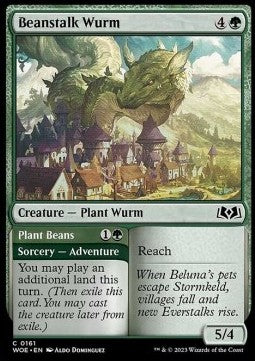 Beanstalk Wurm // Plant Beans - Wilds of Eldraine (Common) [WOE-161]
