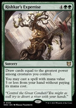 Rishkar's Expertise - Commander: Wilds of Eldraine (Rare) [WOC-130]