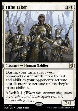 Tithe Taker - Commander: Wilds of Eldraine (Rare) [WOC-80]