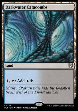 Darkwater Catacombs - Commander: Wilds of Eldraine (Rare) [WOC-157]