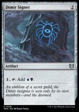 Dimir Signet - Commander: Wilds of Eldraine (Uncommon) [WOC-146]
