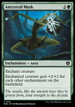 Ancestral Mask - Commander: Wilds of Eldraine (Common) [WOC-119]
