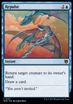 Repulse - Commander: Wilds of Eldraine (Common) [WOC-107]