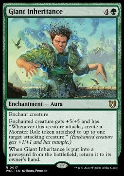 Giant Inheritance - Commander: Wilds of Eldraine (Rare) [WOC-17]