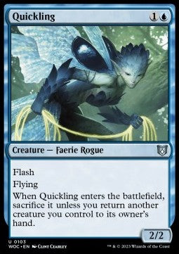 Quickling - Commander: Wilds of Eldraine (Uncommon) [WOC-103]