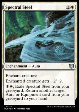 Spectral Steel - Commander: Wilds of Eldraine (Uncommon) [WOC-75]