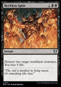 Reckless Spite - Commander: Wilds of Eldraine (Uncommon) [WOC-117]