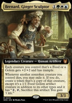 Brenard, Ginger Sculptor - Commander: Wilds of Eldraine: Extras (Mythic) [XWOC-35]
