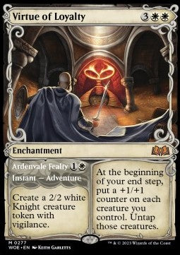 Virtue of Loyalty // Ardenvale Fealty - Wilds of Eldraine: Extras (Mythic) [XWOE-277]