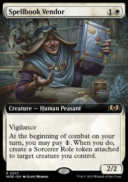 Spellbook Vendor - Wilds of Eldraine: Extras (Rare) [XWOE-327]