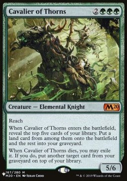 Cavalier of Thorns - The List (Mythic) [ZNL-167]