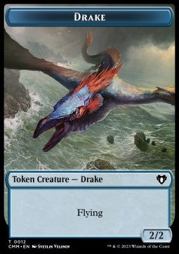 Drake Token (U 2/2) // Thopter Token (A 1/1) - Commander Masters: Extras (Token) [XCMM-T 12/47]