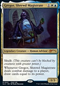 Gregor, Shrewd Magistrate - Universes Within (Mythic) [SLX-21]