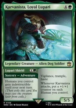 Karvanista, Loyal Lupari // Lupari Shield - Universes Beyond: Doctor Who (Rare) [WHO-106]