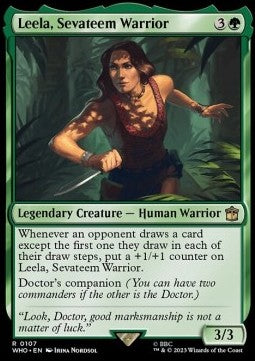 Leela, Sevateem Warrior - Universes Beyond: Doctor Who (Rare) [WHO-107]