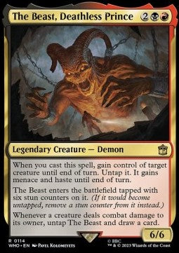 The Beast, Deathless Prince - Universes Beyond: Doctor Who (Rare) [WHO-114]