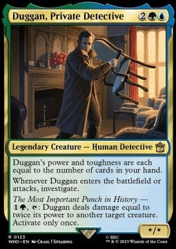 Duggan, Private Detective - Universes Beyond: Doctor Who (Rare) [WHO-123]