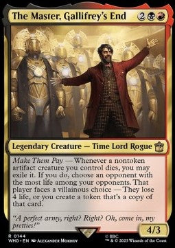 The Master, Gallifrey's End - Universes Beyond: Doctor Who (Rare) [WHO-144]