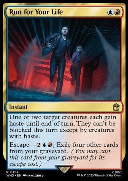 Run for Your Life - Universes Beyond: Doctor Who (Rare) [WHO-154]