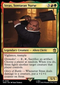 Strax, Sontaran Nurse - Universes Beyond: Doctor Who (Rare) [WHO-160]