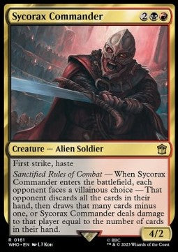 Sycorax Commander - Universes Beyond: Doctor Who (Rare) [WHO-161]
