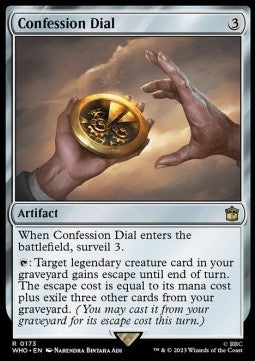 Confession Dial - Universes Beyond: Doctor Who (Rare) [WHO-173]