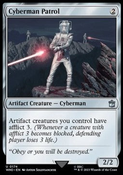 Cyberman Patrol - Universes Beyond: Doctor Who (Uncommon) [WHO-174]