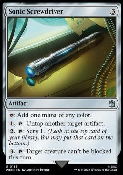 Sonic Screwdriver (V.2) - Universes Beyond: Doctor Who (Uncommon) [WHO-185]