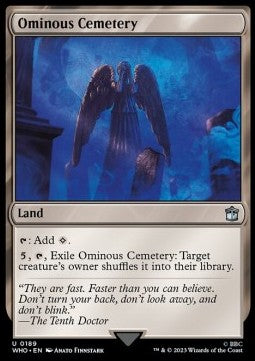 Ominous Cemetery - Universes Beyond: Doctor Who (Uncommon) [WHO-189]