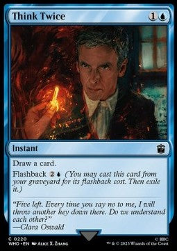 Think Twice - Universes Beyond: Doctor Who (Common) [WHO-220]