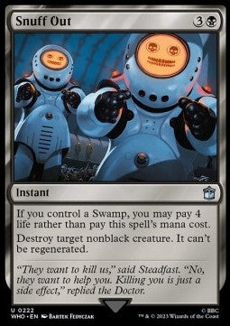 Snuff Out - Universes Beyond: Doctor Who (Uncommon) [WHO-222]