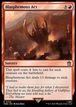 Blasphemous Act - Universes Beyond: Doctor Who (Rare) [WHO-224]