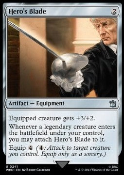 Hero's Blade - Universes Beyond: Doctor Who (Uncommon) [WHO-241]