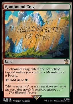 Rootbound Crag - Universes Beyond: Doctor Who (Rare) [WHO-300]