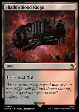 Shadowblood Ridge - Universes Beyond: Doctor Who (Rare) [WHO-303]