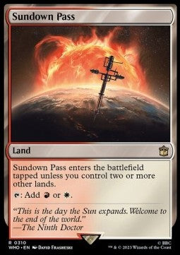 Sundown Pass - Universes Beyond: Doctor Who (Rare) [WHO-310]