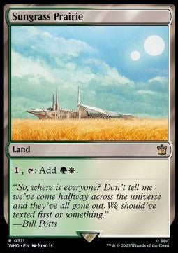 Sungrass Prairie - Universes Beyond: Doctor Who (Rare) [WHO-311]